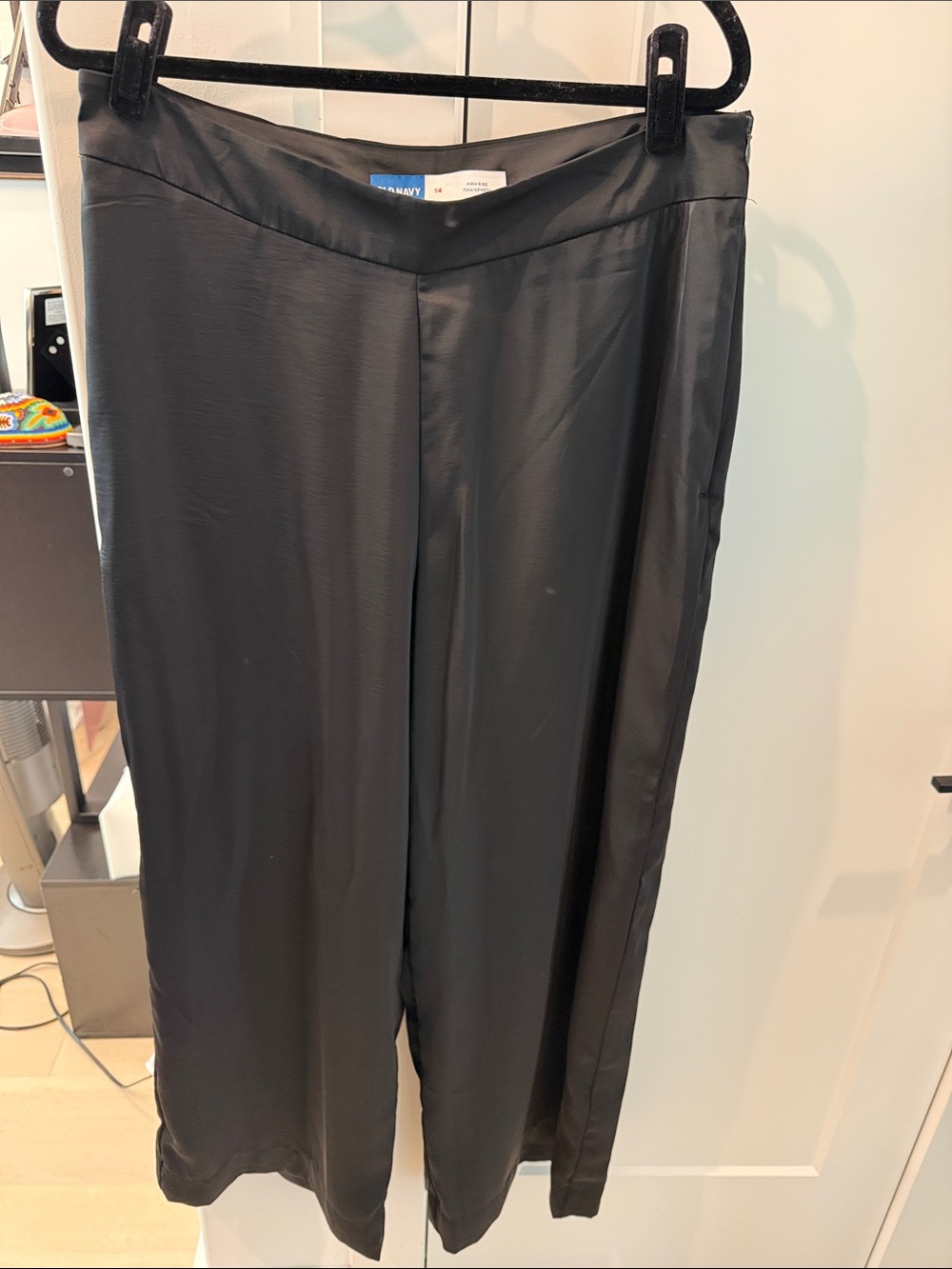 Old Navy Black High-Rise Full-Length Pants
